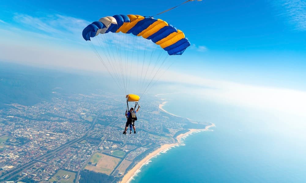 Tandem Skydive up to 15,000ft Sydney Wollongong