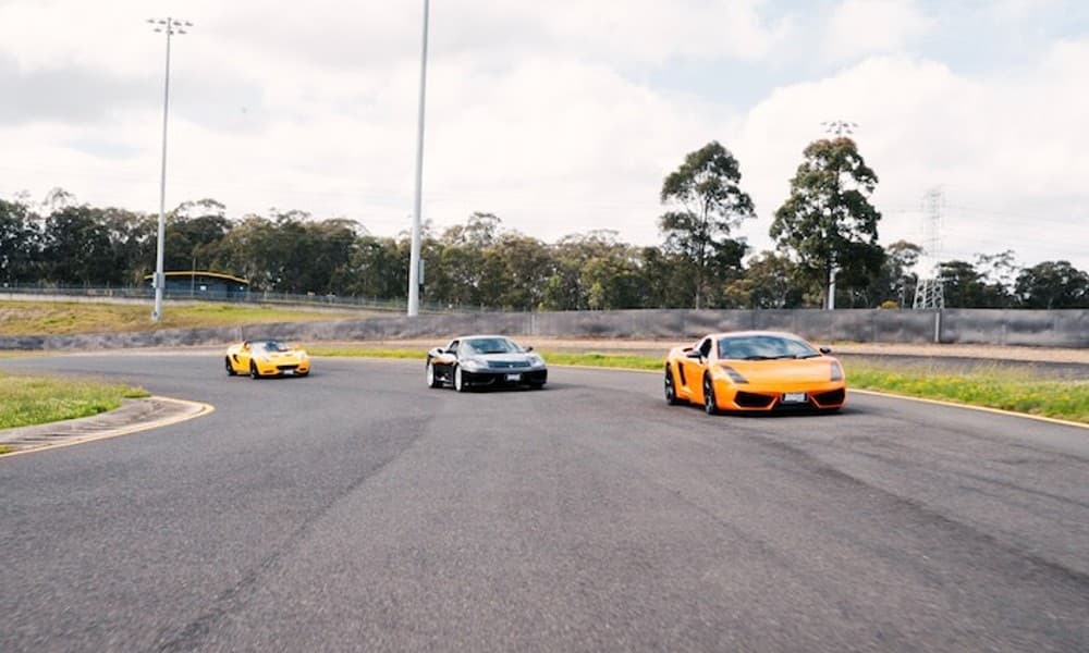 Lamborghini, Ferrari and Lotus Drive Combo Drive -12 Laps - Sydney