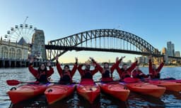 Sunset Kayaking Session on Sydney Harbour