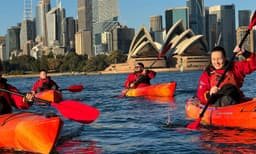 Sunset Kayaking Session on Sydney Harbour