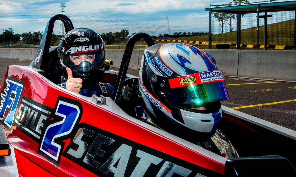F1 Style Race Car Driving and Hot Laps Combo